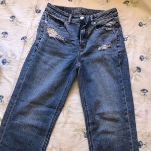 American Eagle womens high rise stretch jeans size 2 Regular